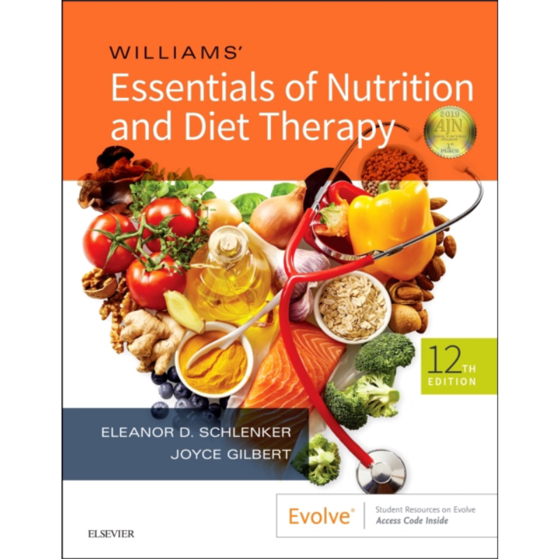 现货 Williams营养与饮食疗法要点 第12版 英文原版 Williams Essentials of Nutrition and Diet Therapy【中商原版】Elsevier