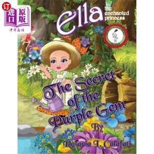 The Secret Gem 海外直订The Enchanted 秘密：被施了魔法 the 紫色宝石 公主埃拉 Purple Princess Ella