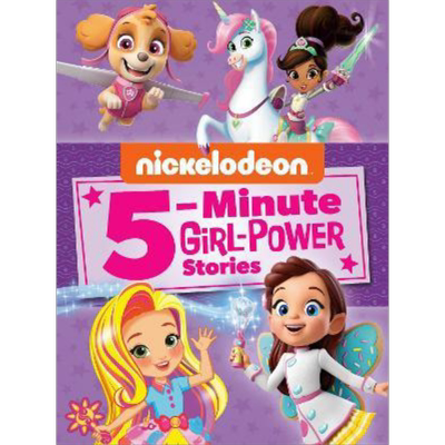 现货 Nickelodeon 5-Minute Girl-Powe 尼克频道5分钟女孩故事 英文原版 儿童绘本 卡通动画 3-7岁【中商原版】