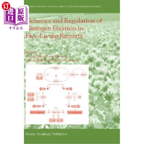 海外直订Genetics and Regulation of Nitrogen Fixation in Free-Living Bacteria 游离细菌固氮的遗传与调控