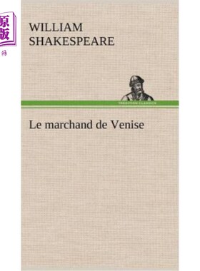 海外直订法语 Le marchand de Venise 威尼斯商人