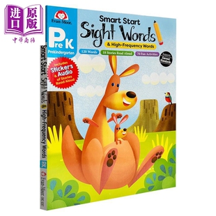 Smart Start Sight Words Grade PreK 聪慧启蒙系列 高频词 幼儿园小中班 Evan-Moor 英文原版英语词汇阅读练习册【中商原版】