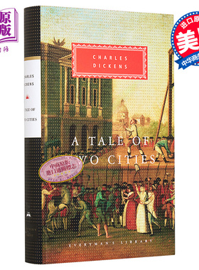 双城记 英文原版 Everyman S Library Classics A Tale of Two Cities 雾都孤儿作者 狄更斯  Charles Dickens 【中商原版】