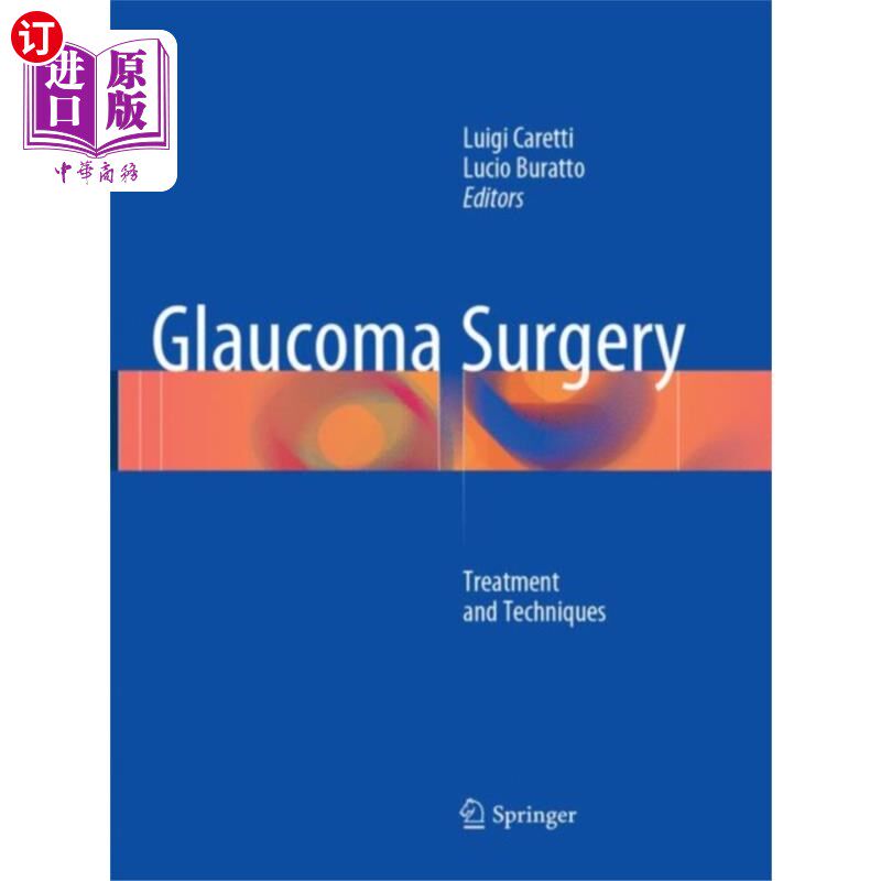 海外直订医药图书古英语 Glaucoma Surgery 青光眼手术