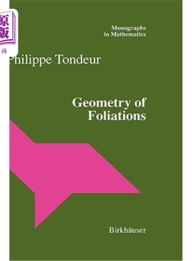 海外直订Geometry of Foliations 叶理几何学