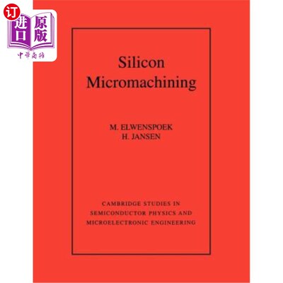 海外直订Silicon Micromachining 硅微加工