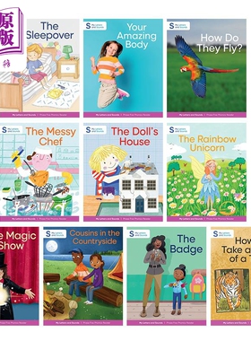 英文原版 我的字母和声音 自然拼读读物四阶Green套装10本 5-6岁My Letters and Sounds Phonics Phase Five Green【中商原版