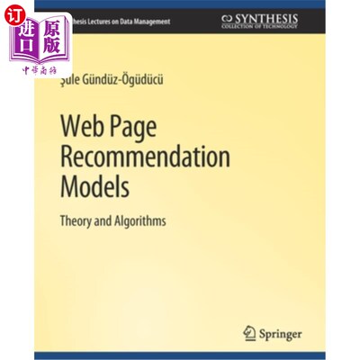 海外直订Web Page Recommendation Models 网页推荐模型