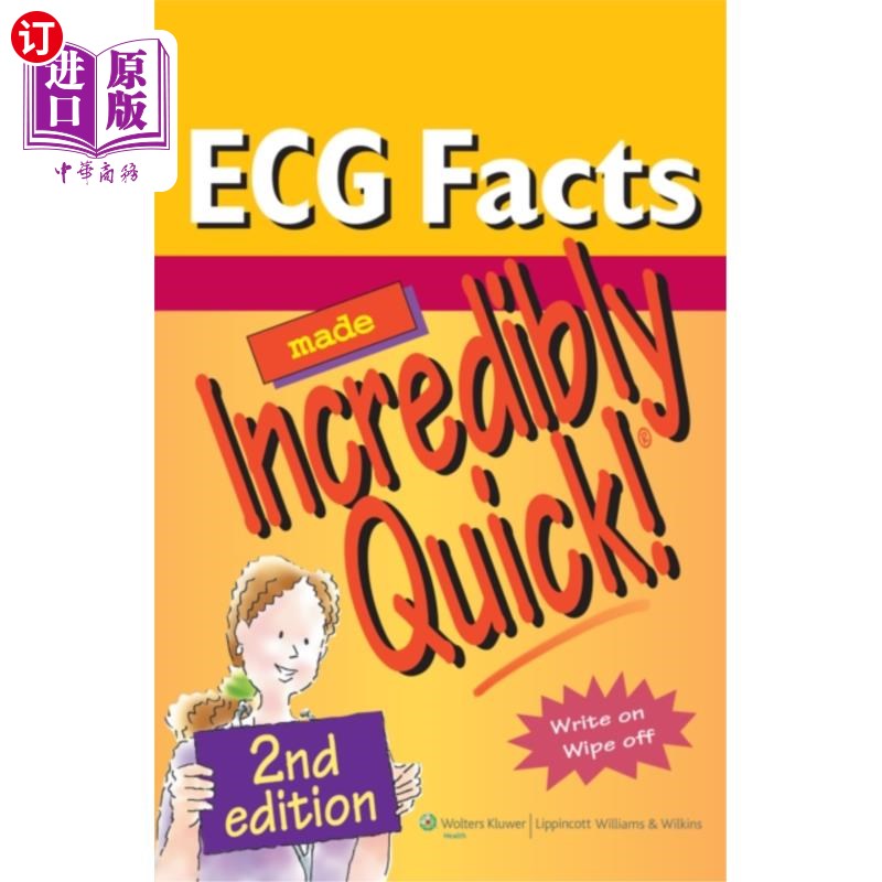 海外直订医药图书ECG Facts Made Incredibly Quick! 心电图的事实令人难以置信的快!