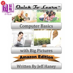Edition 快速学习计算机基础知识 Computer Big Pictures with Learn Basics 使用大图片亚马逊版 海外直订Quick Amazon