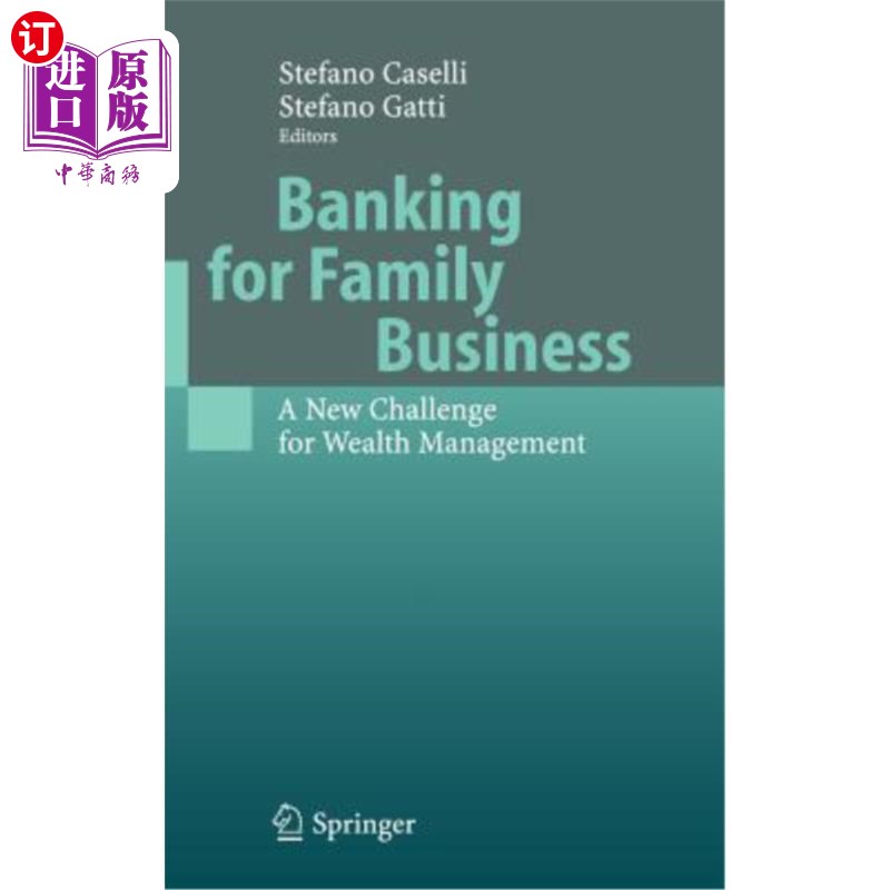 海外直订Banking for Family Business: A New Challenge for Wealth Management 家族企业银行业务:财富管理的新挑战