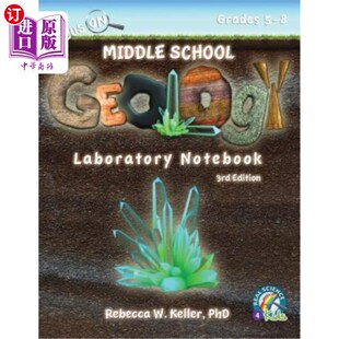 海外直订Focus On Middle School Geology Laboratory Notebook 3rd Edition 重点中学地质实验室笔记本第三版