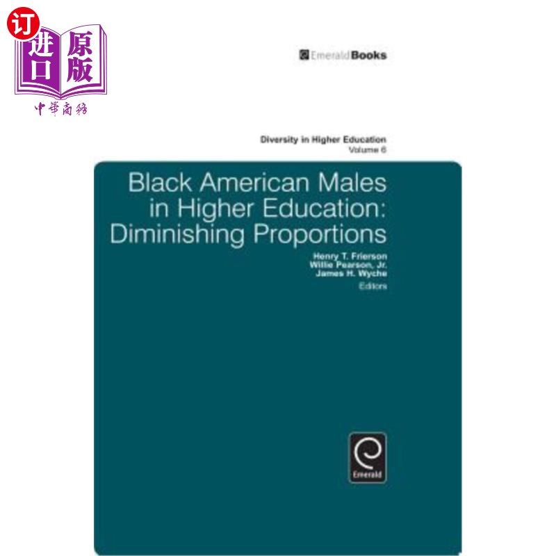 海外直订black american males in higher education: diminishing