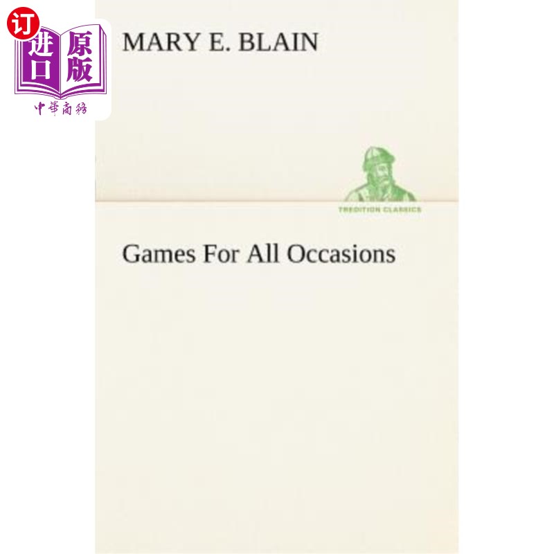 海外直订games for all occasions 适合所有场合的游戏