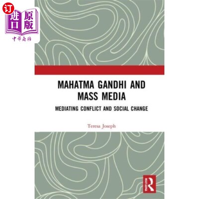 海外直订Mahatma Gandhi and Mass Media 圣雄甘地和大众传媒