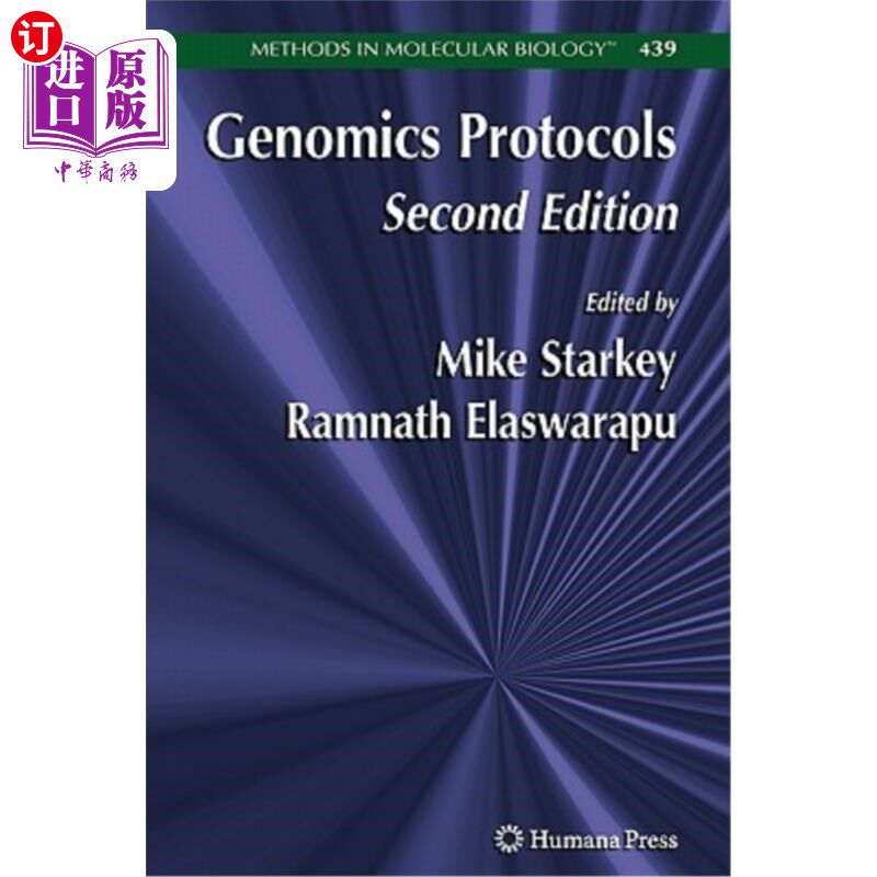 海外直订Genomics Protocols 基因组学的协议