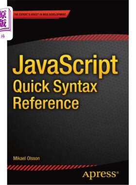 海外直订JavaScript Quick Syntax Reference JavaScript快速语法参考
