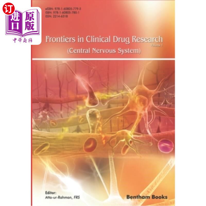 海外直订医药图书Frontiers in Clinical Drug Research - Central Nervous System: Volume 1 临床药物研究前沿-中枢神经系