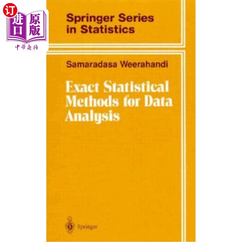 海外直订Exact Statistical Methods for Data Analysis 数据分析的精确统计方法