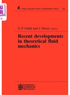 海外直订Recent Developments in Theoretical Fluid Mechanics 理论流体力学的最新进展