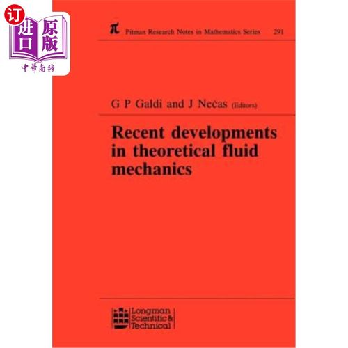 海外直订Recent Developments in Theoretical Fluid Mechanics 理论流体力学的最新进展