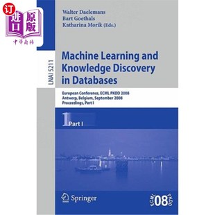 Learning 海外直订Machine 数据库中 Knowledge Discovery Databases and 机器学习与知识发现