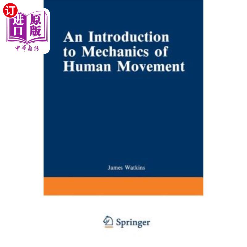 海外直订医药图书An Introduction to Mechanics of Human Movement 人体运动力学导论