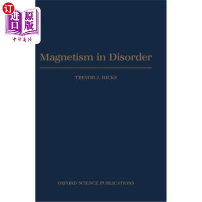 海外直订Magnetism in Disorder 磁性紊乱