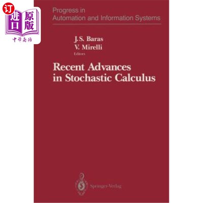 海外直订Recent Advances in Stochastic Calculus 随机微积分的最新进展