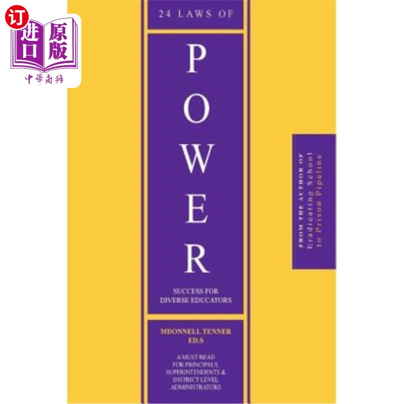 海外直订24 Laws of Power: Success For Diverse Educators 24条权力法则:多元教育者的成功