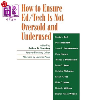 海外直订How to Ensure Ed/Tech Is Not Oversold and Underused 如何确保教育/技术不被过度销售和未充分利用