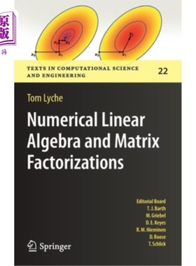 海外直订Numerical Linear Algebra and Matrix Factorizations 数值线性代数与矩阵分解