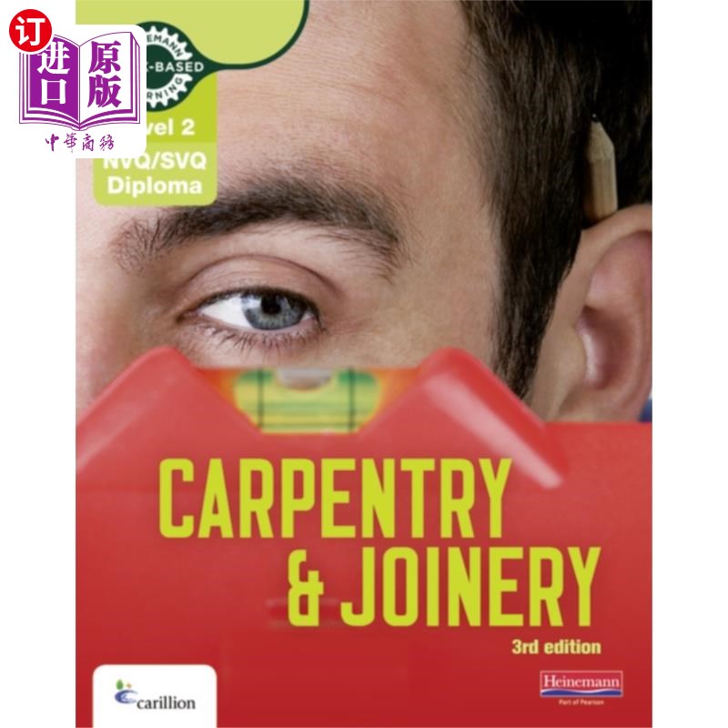 海外直订Level 2 NVQ/SVQ Diploma Carpentry and Joinery Ca... 二级NVQ/SVQ文凭木工和细木工候选人手册第三版