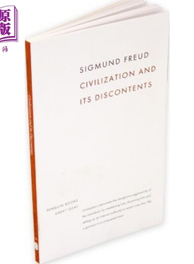 预售 弗洛伊德：文明与缺陷 英文原版 Penguin Great Ideas : Civilisation and Its Discontents Sigmund Freud【中商原版】