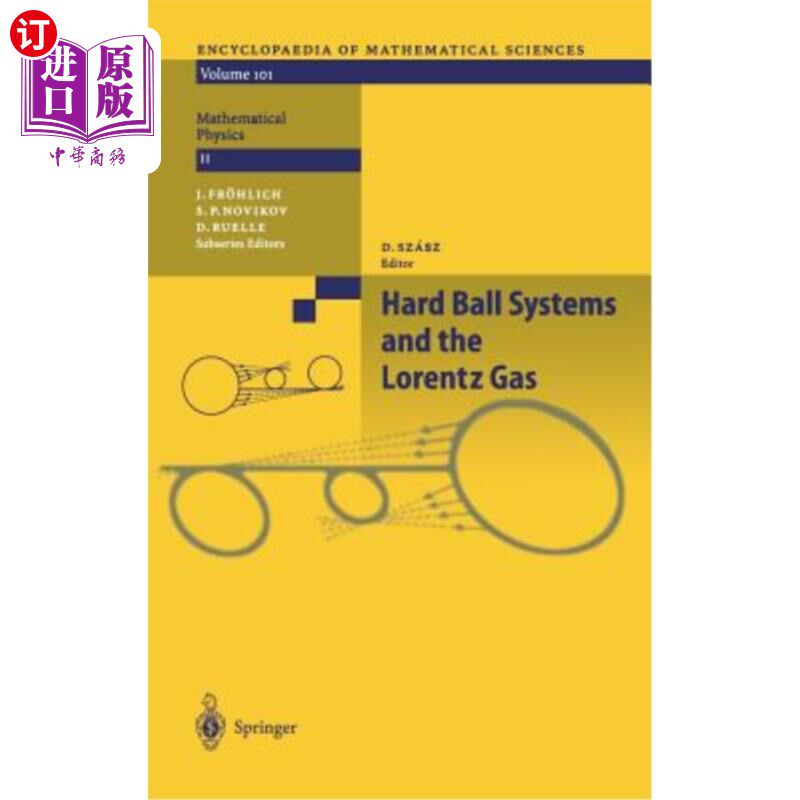 海外直订Hard Ball Systems and the Lorentz Gas 硬球系统与洛伦兹气体