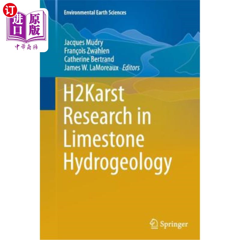 海外直订H2karst Research in Limestone Hydrogeology 石灰石水文地质中的h2岩溶研究