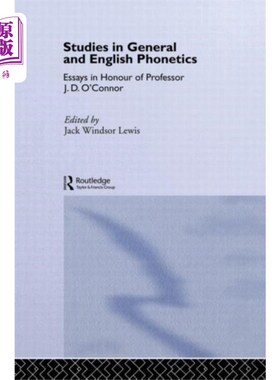 海外直订Studies in General and English Phonetics 普通语音学与英语语音学研究