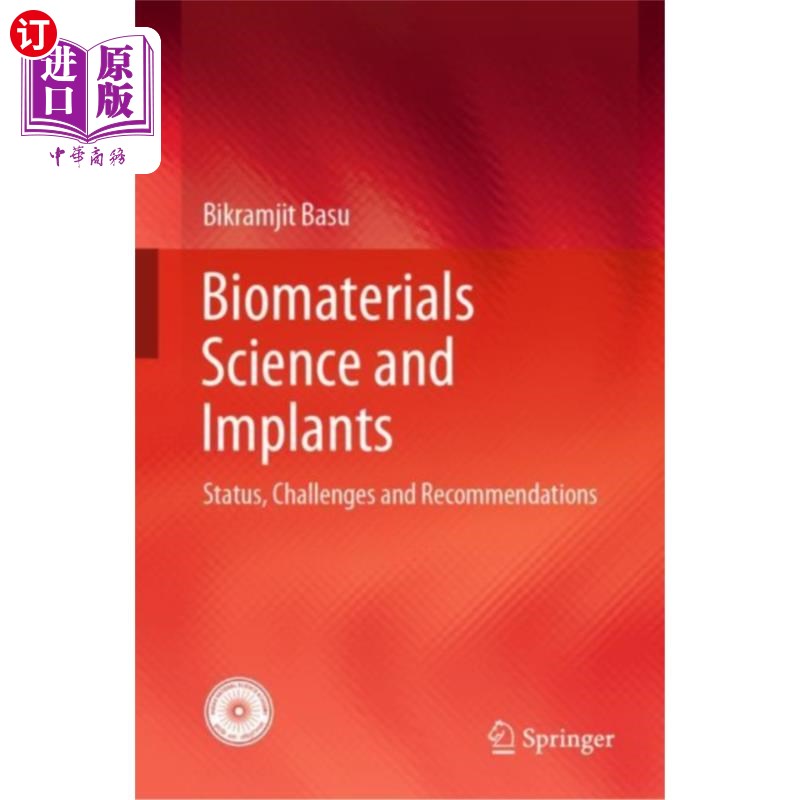 海外直订医药图书Biomaterials Science and Implants 生物材料科学与植入物“，