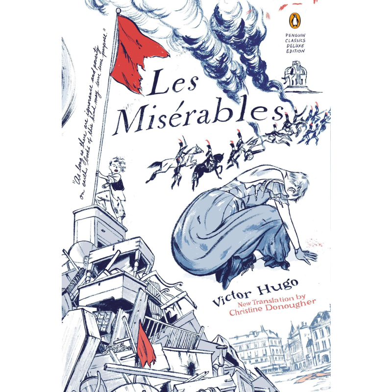 企鹅毛边书 雨果：悲惨世界原著 英文原版 Penguin Classics Deluxe Edition: Les Miserables 经典名著 Victor Hugo【中商原