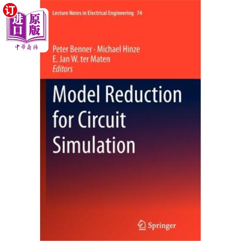 海外直订Model Reduction for Circuit Simulation 电路仿真的模型约简