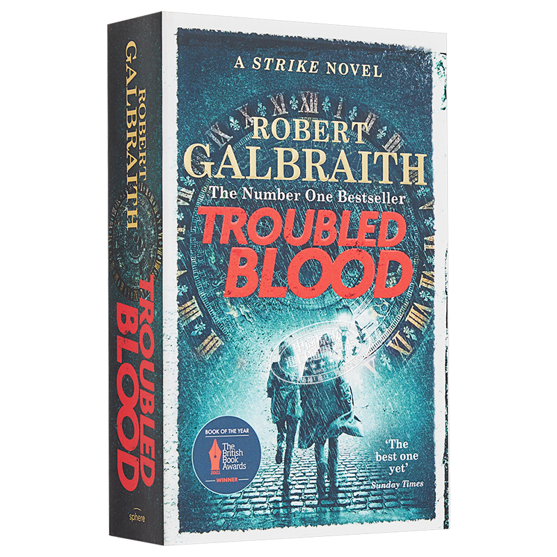 神探斯特莱克5 真血 JK罗琳化名 侦探推理小说 英文原版 Troubled Blood A Cormoran Strike Novel 5 Robert Galbraith