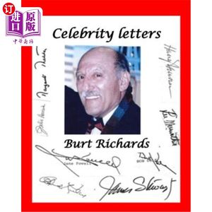 海外直订Burt Richards' Celebrity Letters V1伯特·理查兹的名人信件V1