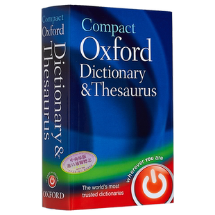 小型牛津字典与词典 Compact Oxford Dictionary & Thesaurus 英文原版进口 英语字典 教辅参考书词典工具书 精装【中商原版?