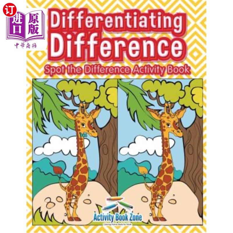 海外直订Differentiating Difference: Spot the Difference Activity Book 区别：点差活动书