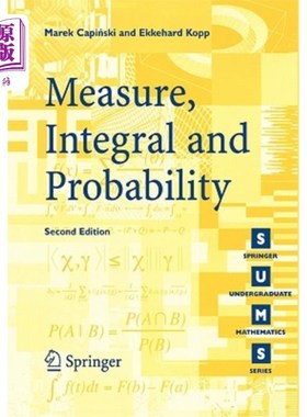 海外直订Measure, Integral and Probability 测度、积分与概率