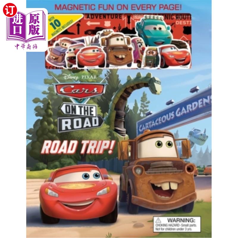 海外直订Disney Pixar: Cars on the Road: Road Trip! 迪士尼皮克斯:汽车在路上