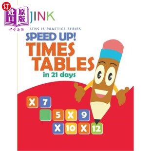 海外直订Speed Up! Times Tables in 21 Days 加快！21天时间表