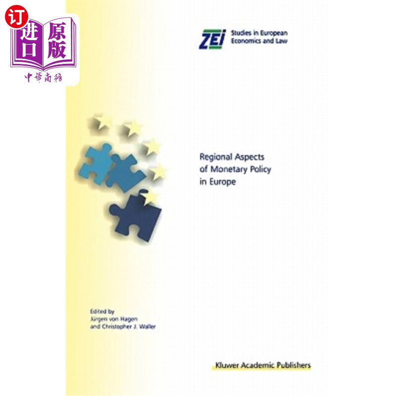 海外直订Regional Aspects of Monetary Policy in Europe 欧洲货币政策的区域性方面