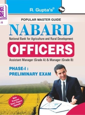 海外直订NABARD Phase-I (Officers) Assistant Manager (Grade A) & Manager (Grade B) Prelim NABARD第一阶段