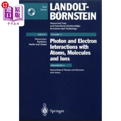 海外直订Interactions of Photons and Electrons with Atoms 光子和电子与原子的相互作用